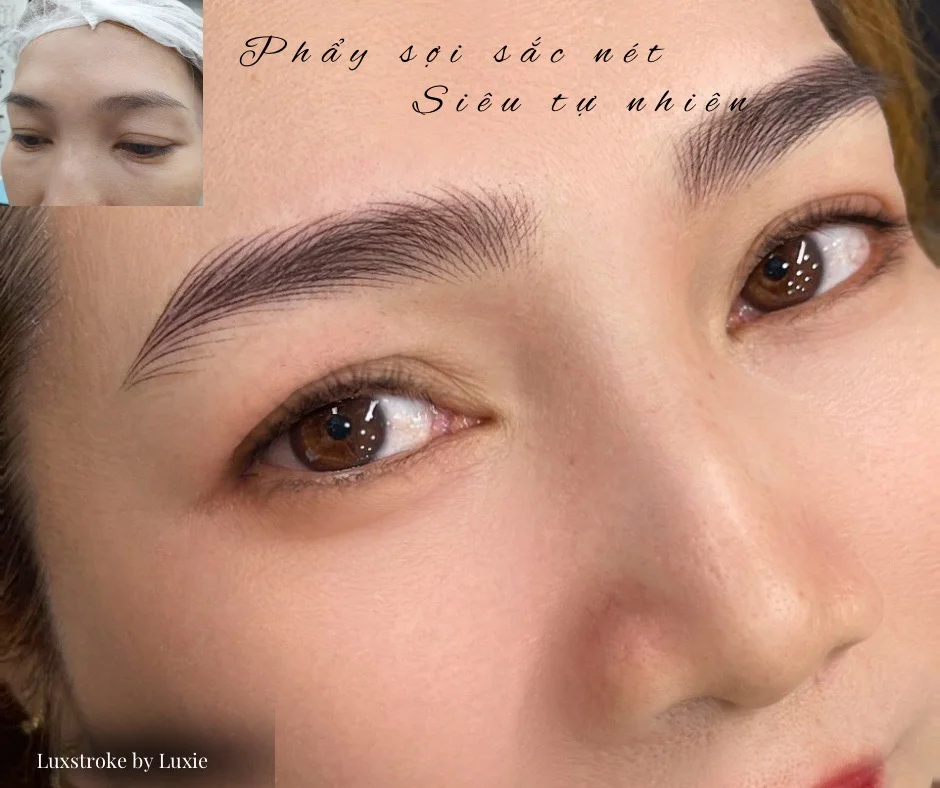 Đánh giá khách hàng sử dụng dịch vụ phun mày Luxie