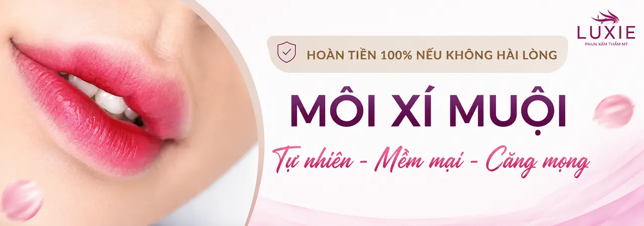 Phun Môi Xí Muội Tự Nhiên Tại Luxie