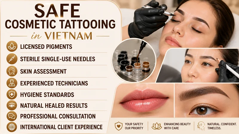 Safe cosmetic tattooing in Vietnam Safe cosmetic tattooing in Vietnam