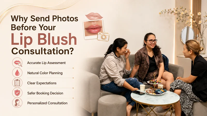 Why should you send photos before a lip blush consultation in HCMC? Why should you send photos before a lip blush consultation in HCMC?
