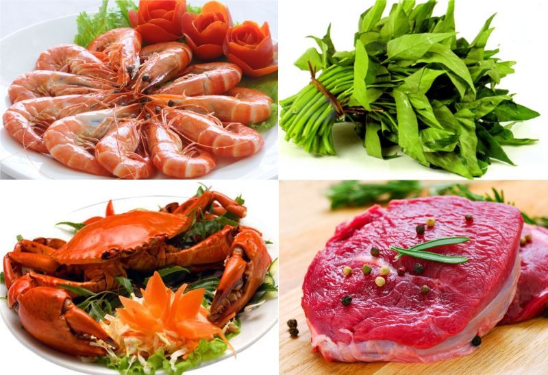 Những thực phẩm tránh sử dụng sau khi phun môi xí muội