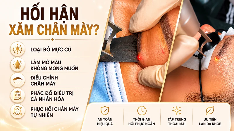 Ai là đối tượng phù hợp để xóa xăm chân mày bằng laser? Ai là đối tượng phù hợp để xóa xăm chân mày bằng laser?