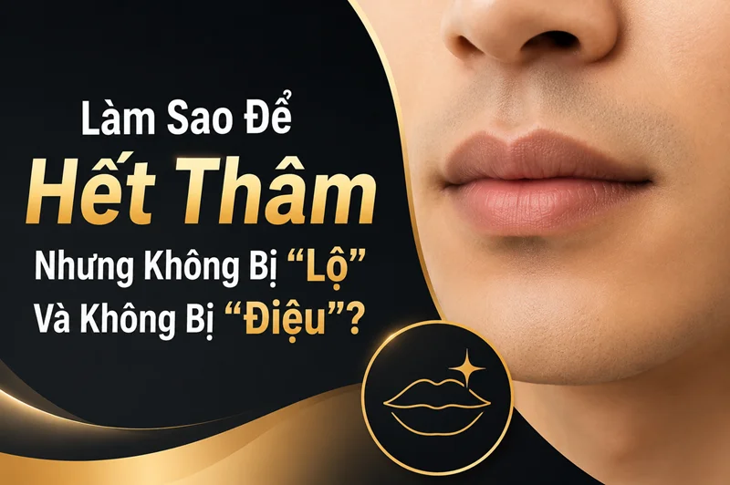 Khử Thâm Môi Nam: Làm Sao Để Hết Thâm Nhưng Không Bị “Lộ” Và Không Bị “Điệu”?