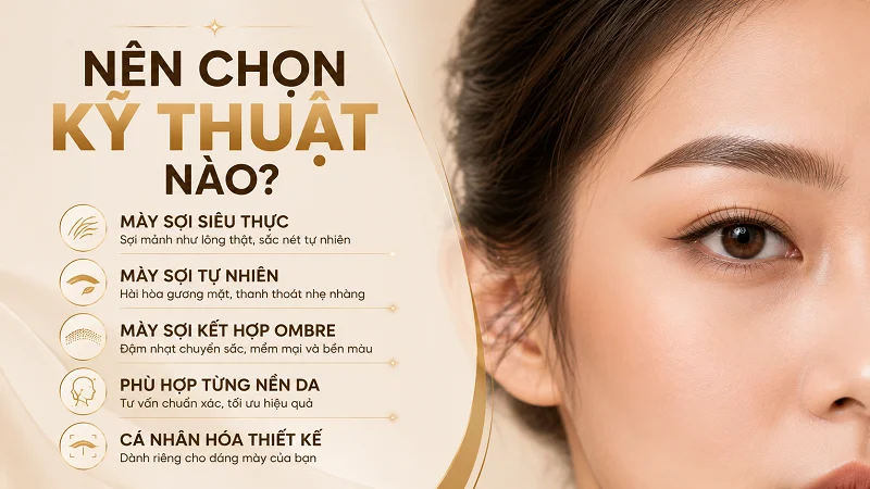 Kỹ Thuật Nào Phù Hợp Nhất Cho Người Không Có Lông Mày? Kỹ Thuật Nào Phù Hợp Nhất Cho Người Không Có Lông Mày?