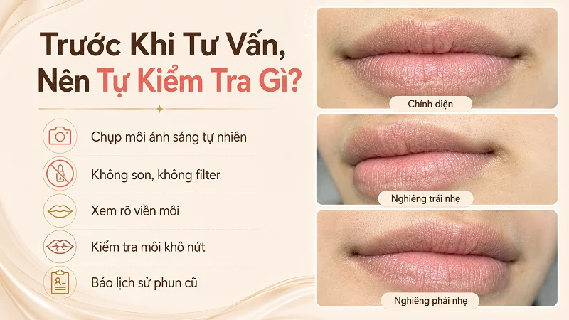 Nên gửi ảnh môi như thế nào để được tư vấn chính xác hơn? Nên gửi ảnh môi như thế nào để được tư vấn chính xác hơn?