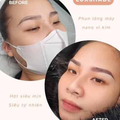 Phun lông mày nano vi kim