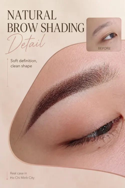 Natural Brow Shading Detail