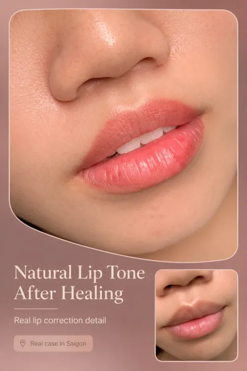 Natural Lip Tone After Healing